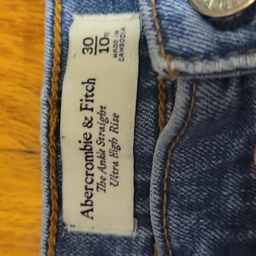 Abercrombie and Fitch ultra high rise jeans